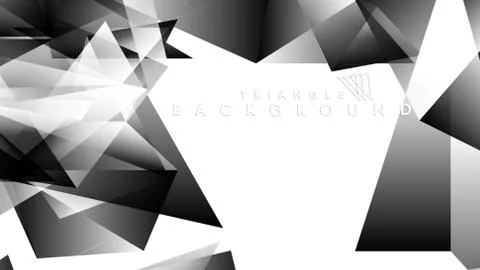 Abstract Gradient black White Geometric Background. Vector Illustration Stock Illustration