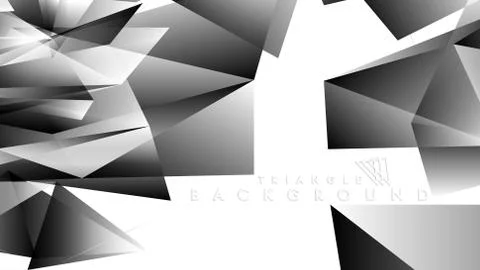 Abstract Gradient black White Geometric Background. Vector Illustration Ilustración de archivo
