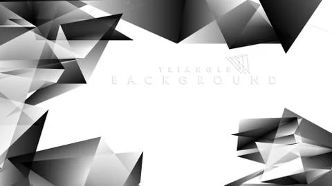 Abstract Gradient black White Geometric Background. Vector Illustration Stock Illustration