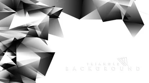 Abstract Gradient black White Geometric Background. Vector Illustration Stock Illustration