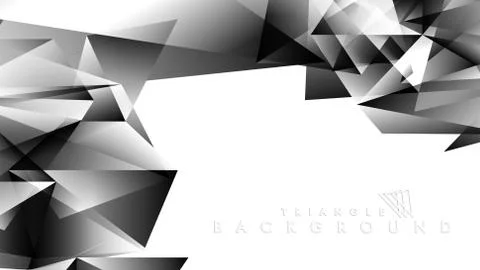Abstract Gradient black White Geometric Background. Vector Illustration Stock Illustration
