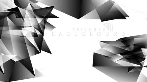 Abstract Gradient black White Geometric Background. Vector Illustration Stock Illustration