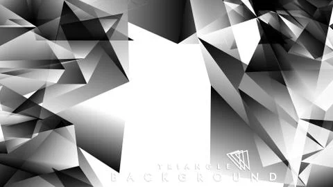 Abstract Gradient black White Geometric Background. Vector Illustration Stock Illustration