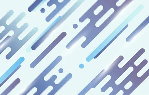 Abstract gradient blue and purple stripe line pattern artwork decorative. Stock Illustration