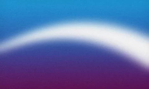 Abstract gradient of blue and purple with a luminous white arc illustration Ilustração Stock