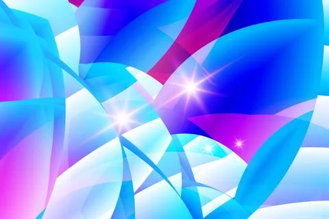 Abstract gradient blue color wavy minimal style background Illustrazione stock