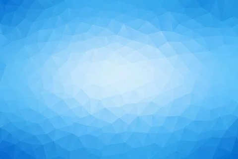 Abstract gradient blue low poly, triangle mosiac background. Stock Illustration
