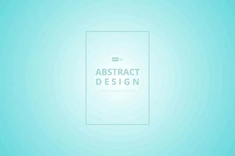 Abstract gradient blue mint circle of pattern circle decoration background. Stock Illustration