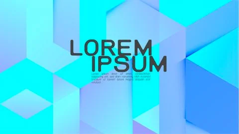 Abstract gradient blue mixed geometric template and modern overlapping. Stock Illustration