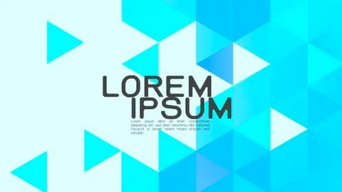 Abstract gradient blue mixed geometric template and modern overlapping. Stock Illustration