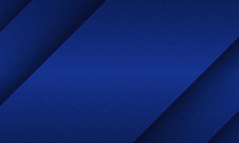 Abstract gradient blue paper layer with striped lines in 3d paper art style. Stockillustratie