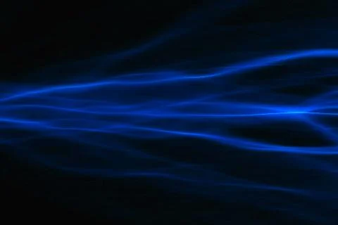 Abstract gradient blue ray light background flowing like energy from the cent Stock Illustration