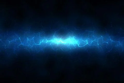 Abstract gradient blue ray light background flowing like energy from the cent Stock Illustration