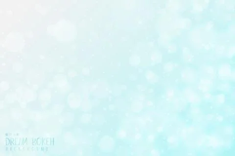 Abstract gradient blue sky bokeh design of dream sky artwork background. Stock Illustration