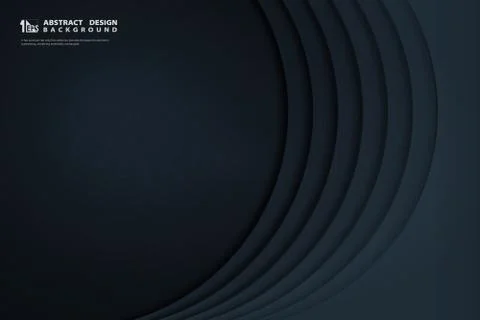 Abstract gradient blue tech template modern design background. illustration Illustrazione stock