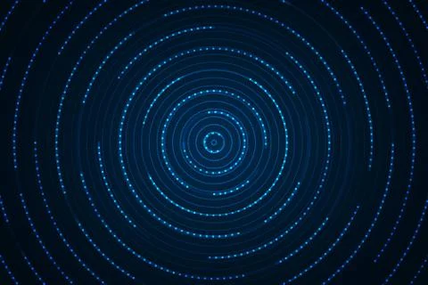 Abstract gradient blue technology line design pattern of geometry cover Stock Illustration