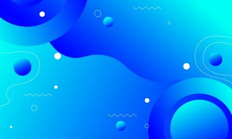 Abstract gradient blue with wavy and rounded shape. Vector illustration. Stockillustratie