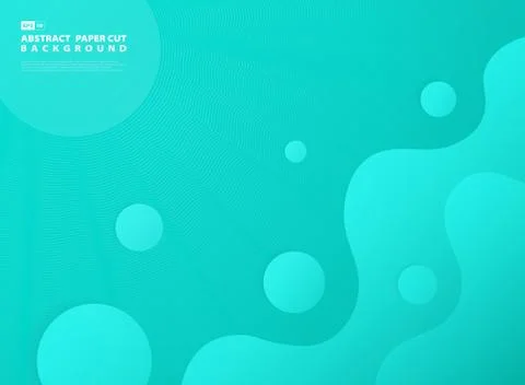 Abstract gradient blue wavy pattern design decoration background. Stock Illustration