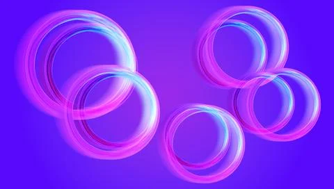 Abstract gradient blurred background with shapes. Stock Photos