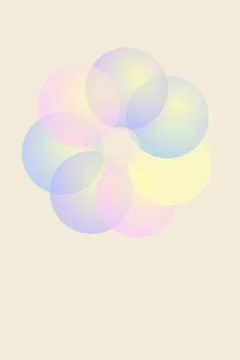Abstract Gradient Bubbles Stock Photos
