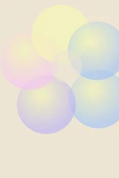 Abstract Gradient Bubbles Stock Photos