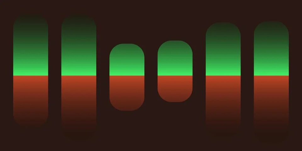 Abstract gradient capsule pills on dark background 스톡 일러스트