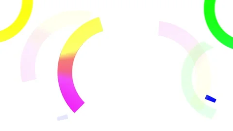 Abstract gradient circle animation 4K background Stock Footage 199445135