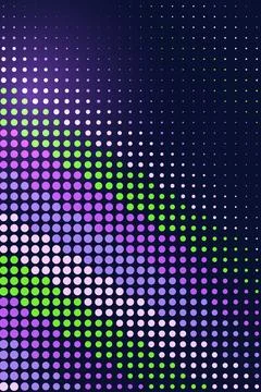 Abstract Gradient Circle Pattern Stock Illustration
