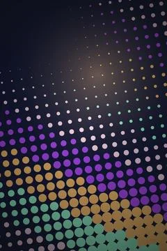 Abstract Gradient Circle Pattern Stock Illustration