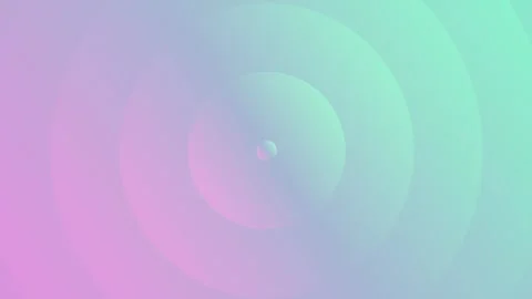 Abstract Gradient Circles Background - Pastel Pink and Teal Soft Bokeh Effect Stock Footage 333472147