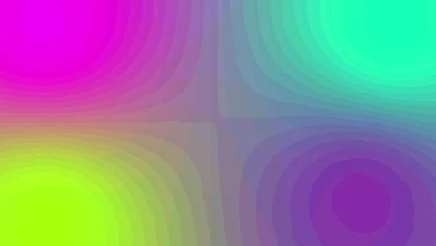 Abstract Gradient Circles Background With Pink And Green Hues Video stock 318235503
