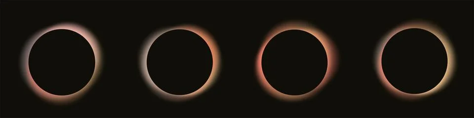 Abstract gradient circles buttons set. Liquid shape, fluid vivid gradients... Stock Illustration