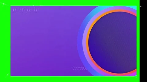 Abstract gradient circular motion background featuring vibrant neon concentric 스톡 동영상 346042869