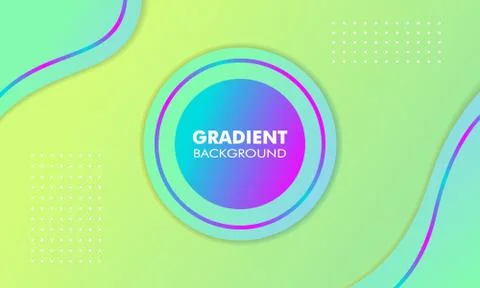 Abstract Gradient Color Background Fresh Stock Illustration