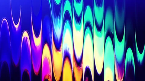 Abstract Gradient Color Fluid Drip Motion Background Animation Vídeos de archivo 334091750