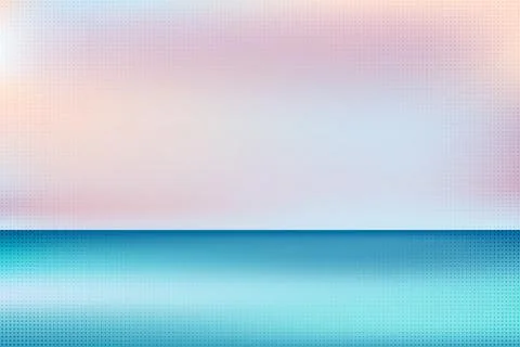 Abstract gradient of color summer beach design with halftone decoration Stock Illustration