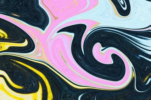 Abstract gradient colored background with rounded lines Stock Photos