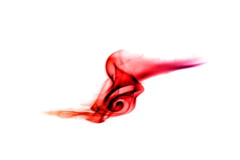 Abstract gradient colored fume shape 写真素材