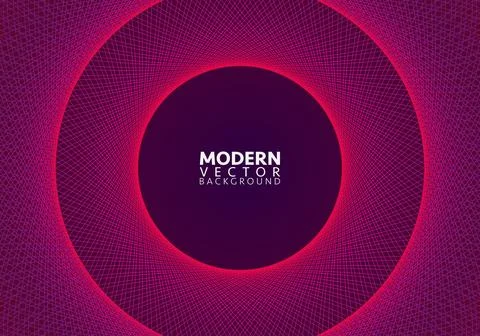 Abstract gradient colorful background vector template with fluid shapes Stock Illustration