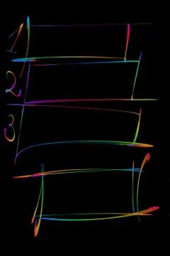 Abstract gradient colorful frames Stock Illustration