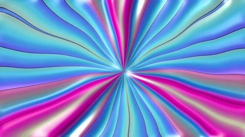 Abstract gradient colorful geometric seamless tunnel loop background Stock Footage 310590933