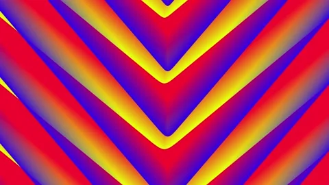 Abstract gradient coloring arrows line background motion video Stock Footage 168369323