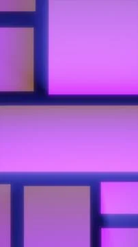 Abstract gradient composition of glowing pink and purple rectangular blocks w 스톡 사진