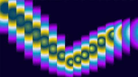 Abstract gradient composition in vibrant colors creating a dynamic and unique Illustrazione stock