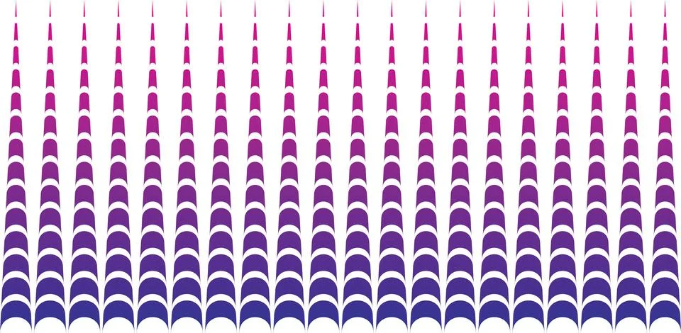 Abstract gradient curved lines pattern on transparent background. 스톡 일러스트