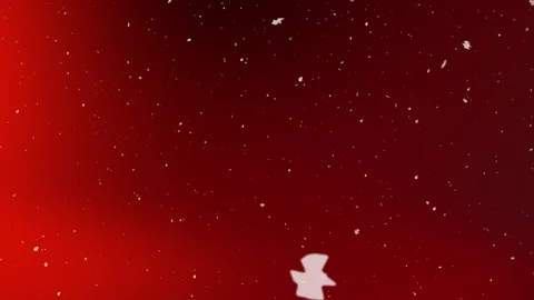 Abstract Gradient Dark Red Background with Sparkling White Dust Particles	 Stock Footage 319764655