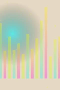Abstract Gradient Data Visualization Stock Photos