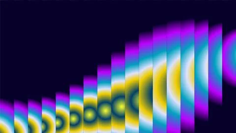 Abstract gradient design featuring striking colors and gradual transitioning. Illustrazione stock