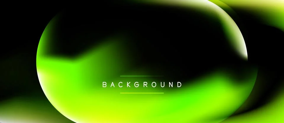 Abstract gradient design. Vivid green blends into dark shades. Minimalist Stock Illustration