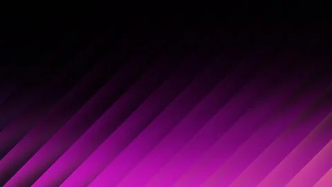 Abstract gradient of diagonal purple stripes fading into deep black backgroun Stock-Illustration